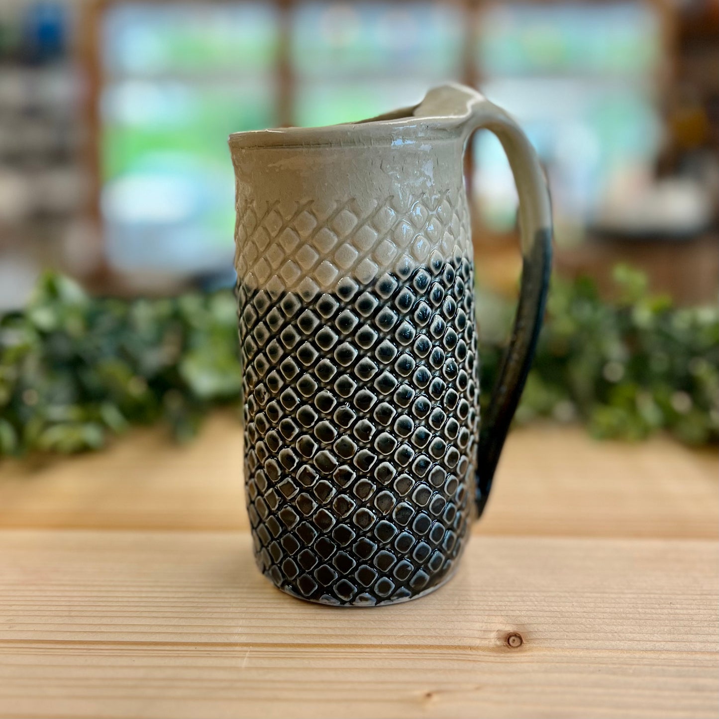 Ombre Whale Tale Textured Mug