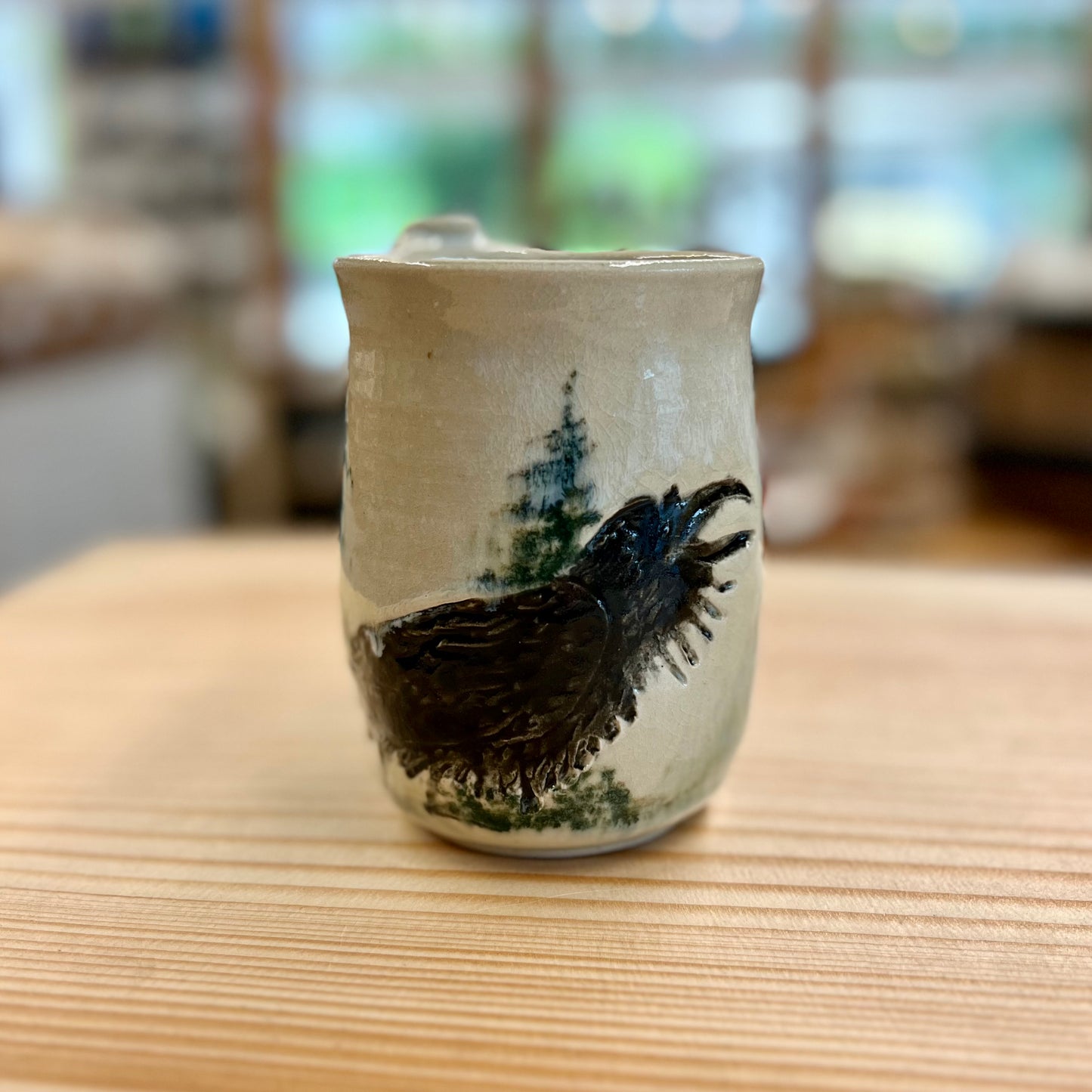 Raven + Red Moon Ceramic Mug