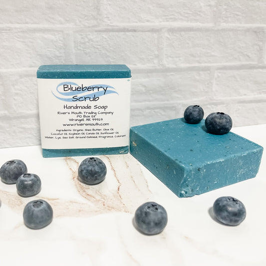 Blueberry Scrub Bar Soap
