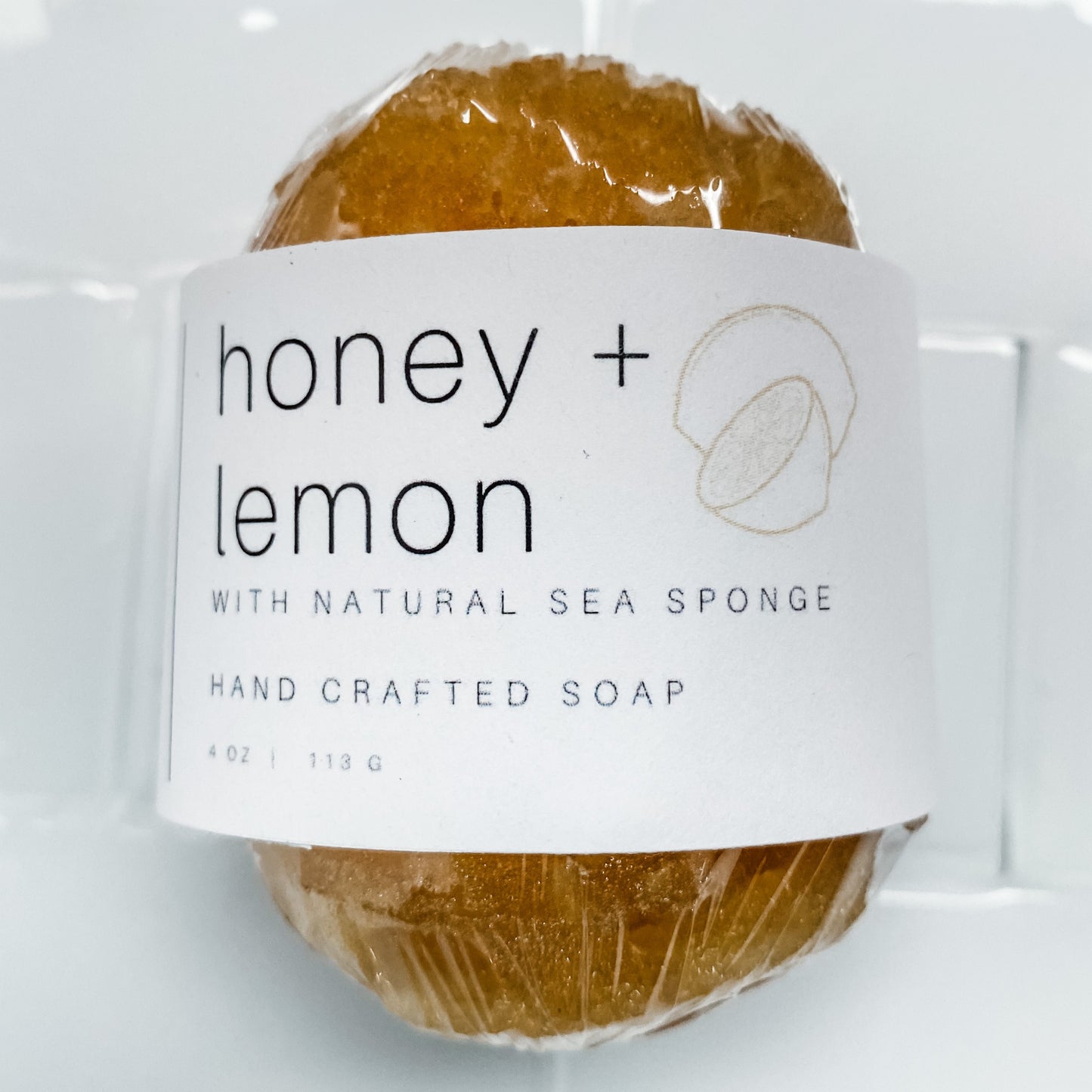 Honey Lemon Sponge Soap