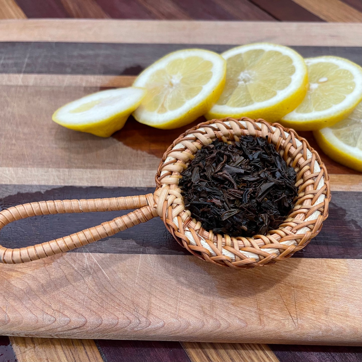 Woven Wood Tea Strainer